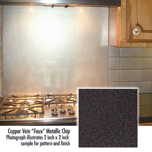 Frigo Design 30 in. Custom Metal Cooktop Splash - 3008 Best Price