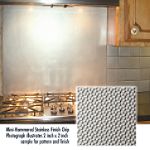 Frigo Design 30 in. Custom Metal Cooktop Splash 