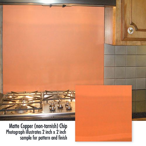 Frigo Design 30 in. Custom Metal Cooktop Splash - 3020 Best Price