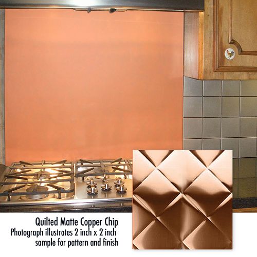 Frigo Design 30 in. Custom Metal Cooktop Splash - 3021 
