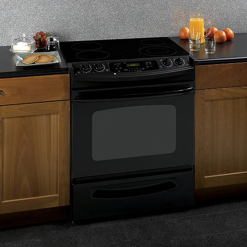 GE 30 in. Self-Clean Electric Coil Slide-In Range