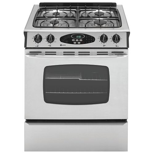 Maytag 30 in. Self Clean Slide-in Gas Range w  Sealed Burner Design - MGS5775BD 