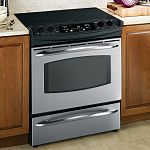 GE Profile 30 in. Slide-In Electric Range 