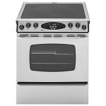 Maytag 30 in. Self Clean Slide-in Electric Range w  Smoothtop Glass-Ceramic Cooktop 