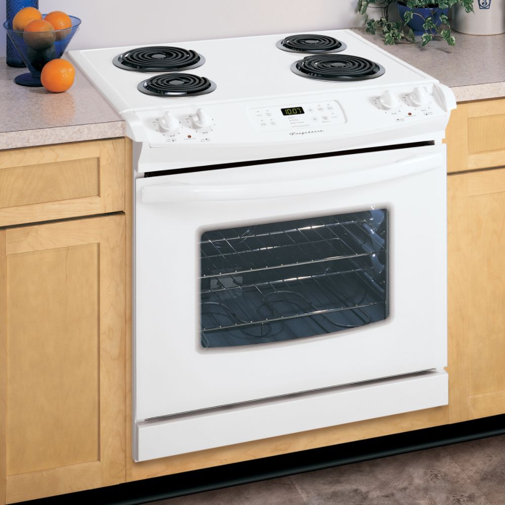 Frigidaire 30 in. Electric Self-Clean Coil Top Drop-In Range