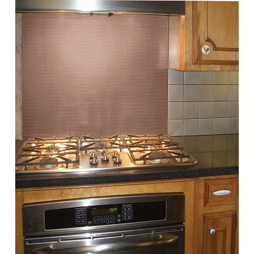 Frigo Design 36 in. Custom Metal Cooktop Splash - 4624 