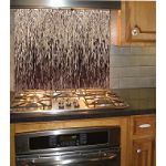 Frigo Design 36 in. Custom Metal Cooktop Splash 