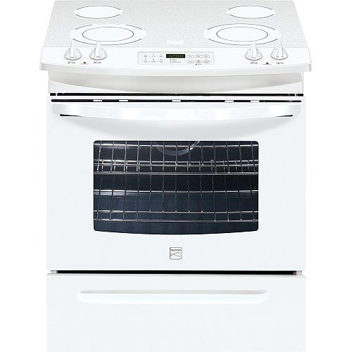Kenmore 30 in. Electric Self Clean Slide-In Range with Ceramic Smoothtop Cooktop - 4678