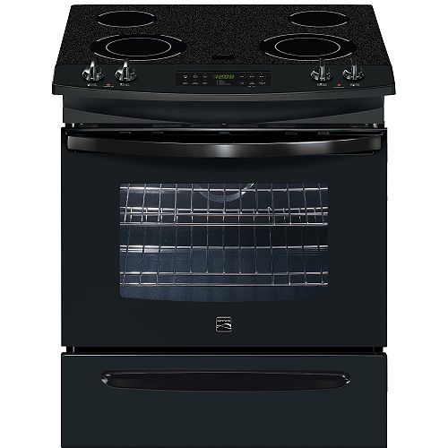 Kenmore 30 in. Electric Self Clean Slide-In Range with Ceramic Smoothtop Cooktop