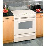 GE Profile 30 in. Electric Self-Clean Convection Slide-In Range with Radiant Cooktop 