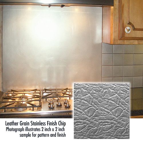 Frigo Design 48 in. Custom Metal Cooktop Splash - 4813 