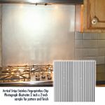 Frigo Design 48 in. Custom Metal Cooktop Splash 