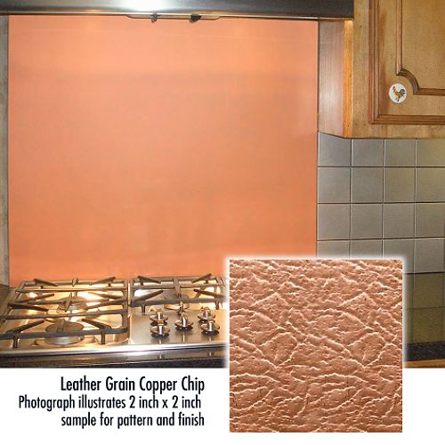 Click to buy Frigo Design 48 in. Custom Metal Cooktop Splash - 4823 .