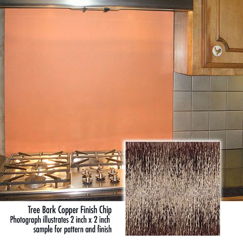 Frigo Design 48 in. Custom Metal Cooktop Splash - 4826 
