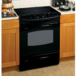 GE Profile 30 in. Electric Self-Clean Slide-In w/Radiant Cooktop, Electronic Oven Controls