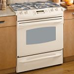 GE Profile 30 in. Slide-In Gas Range 