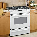 GE Profile 30 in. Slide-In Gas Range 