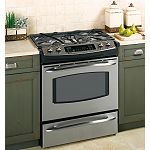 GE Profile 30 in. Dual Fuel Slide-In Range 