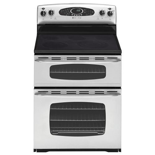 Maytag 30 in. Freestanding Double Oven Electric Range with Convection Oven - MER6875BA