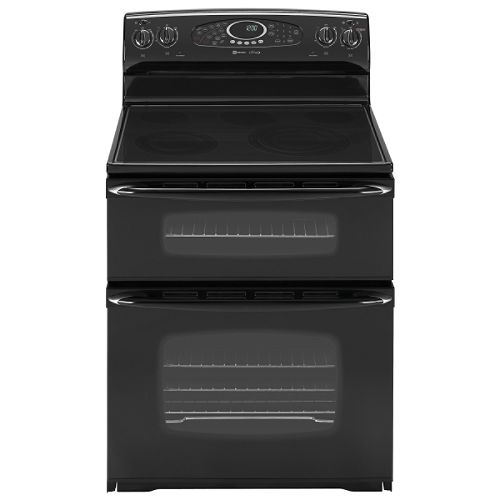 Maytag 30 in. Freestanding Double Oven Electric Range with Convection Oven - MER6875BA 