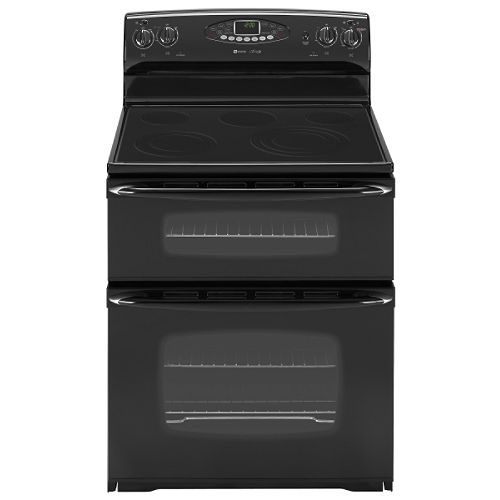 Maytag 30 in. Electric Self-Clean Double Oven Freestanding Range - MER6775BA 
