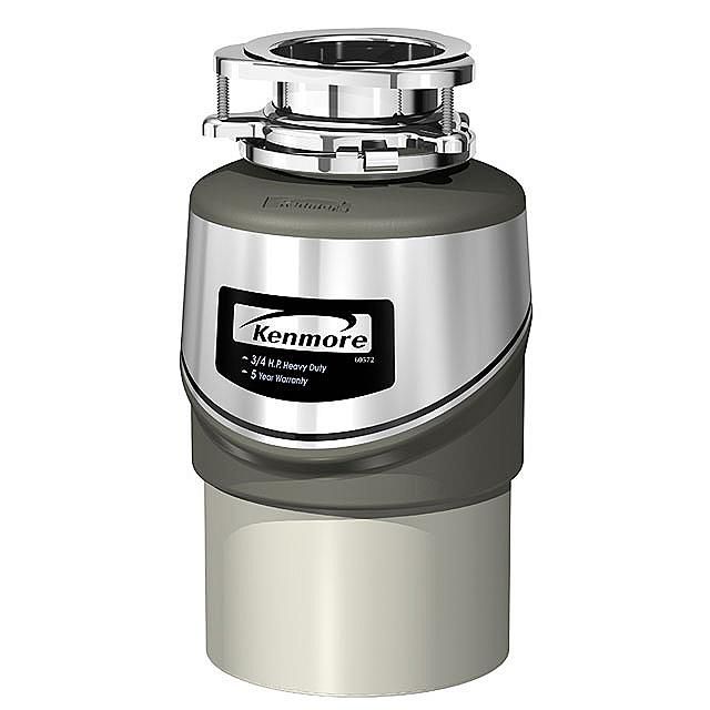 Kenmore 3/4 hp Food Waste Disposer