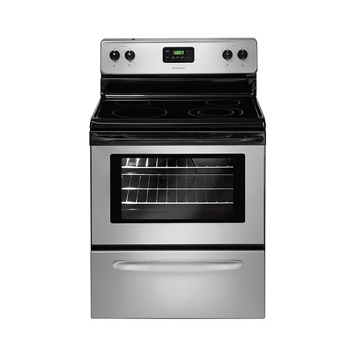 Frigidaire Silver Mist 30 in. Freestanding Electric Range - FFEF3 