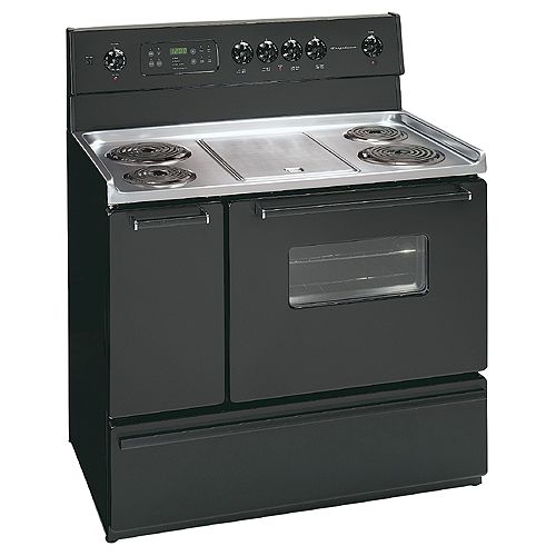 Frigidaire 40 in. Electric Self-Clean Freestanding Range with Coil Elements - FEF455B 
