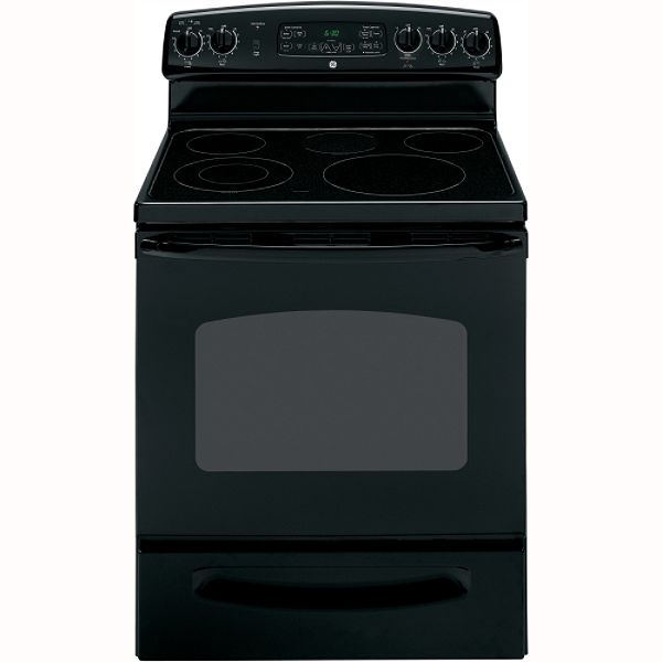 GE Black 30" Freestanding Electric Range JB680