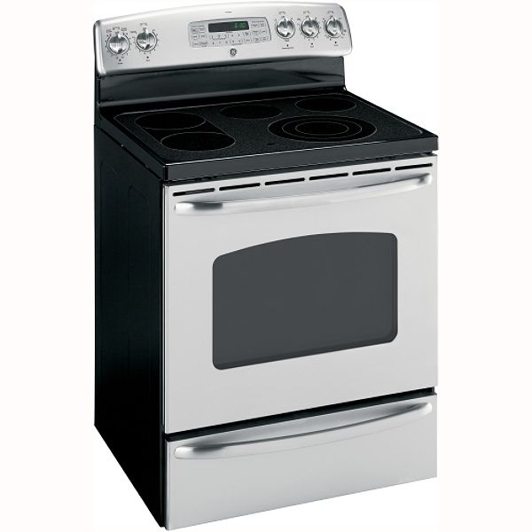 GE Stainless Steel 30" Freestanding Electric Range JB840