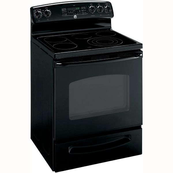 GE Black 30" Freestanding Electric Range JB840