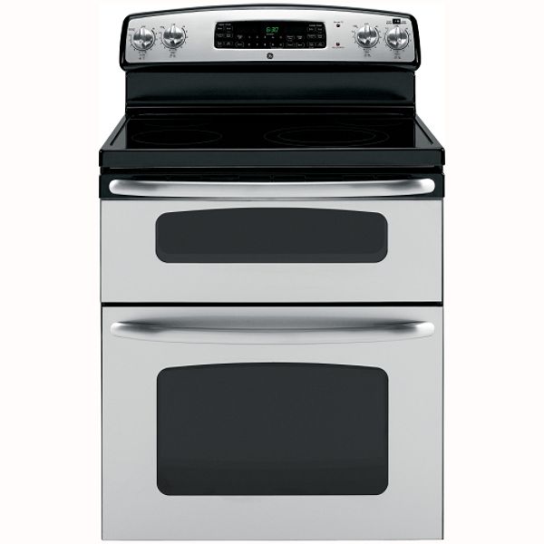 GE Stainless Steel 30" Freestanding Double Oven Range JB850