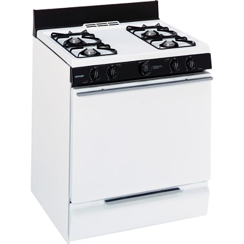 Hotpoint 30 in. Freestanding Gas Range - RGB508PEH Best Price