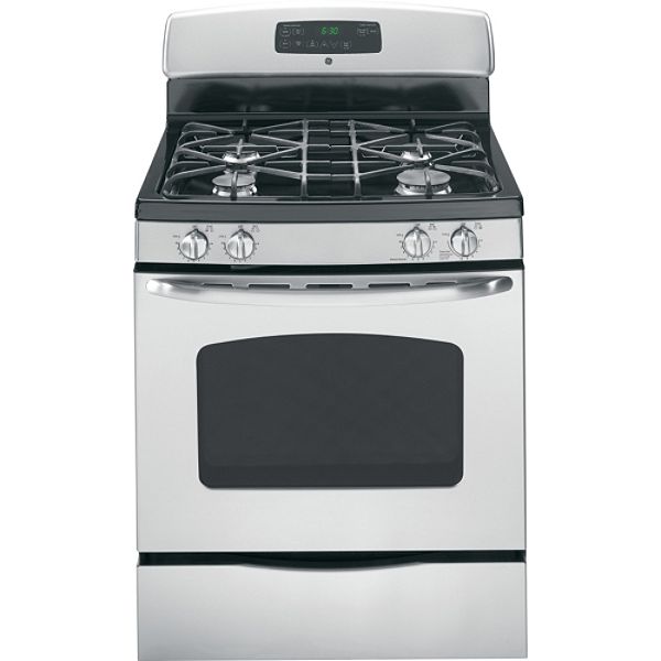 GE Stainless Steel 30" Freestanding Gas Range JGB300