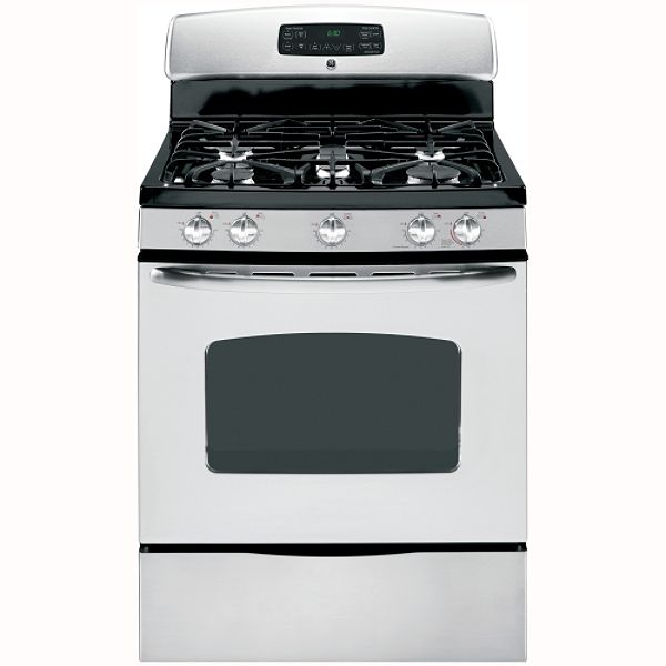 GE Stainless Steel 30" Freestanding Gas Range JGB500