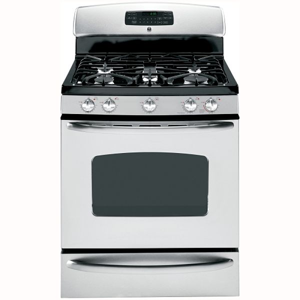 GE Stainless Steel 30" Freestanding Gas Range JGB800