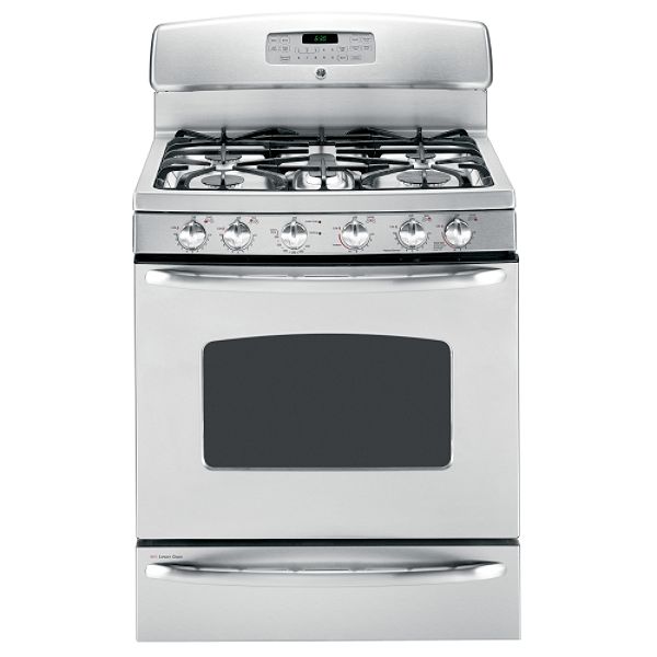 GE Stainless Steel 30" Freestanding Gas Range JGB900