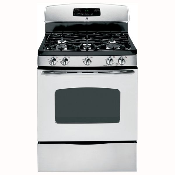 GE Stainless Steel 30" Freestanding Gas Range JGB400