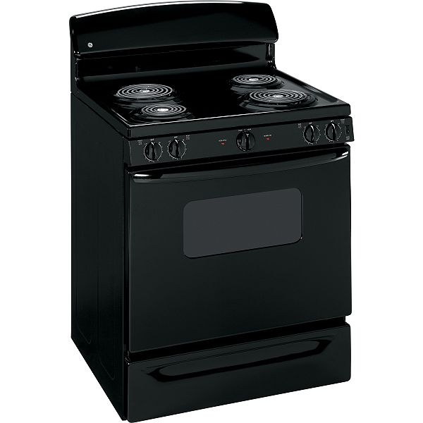 GE Black 30" Freestanding Electric Range JBS15M