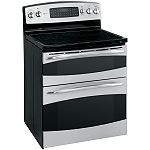 GE Profile 30 in. Freestanding Double Oven Range 