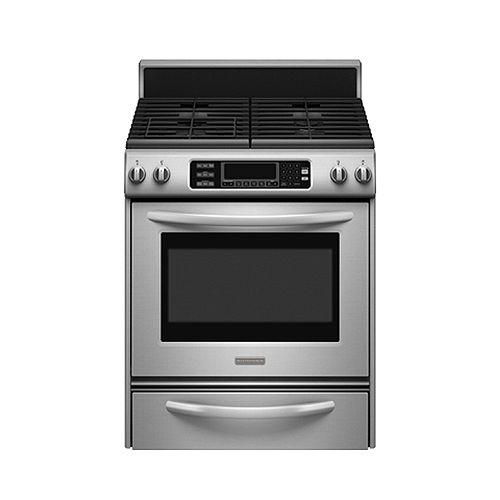 KitchenAid 30 in. Self-Cleaning Freestanding Gas Range - KGRS807S 