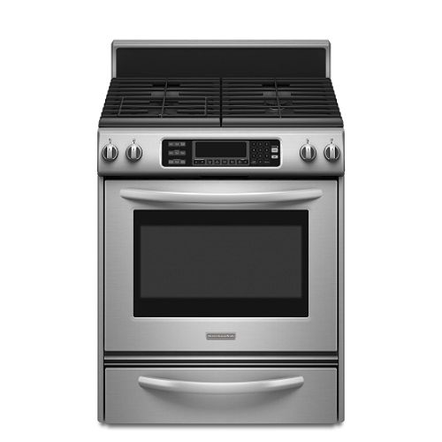 KitchenAid Stainless with Black 30