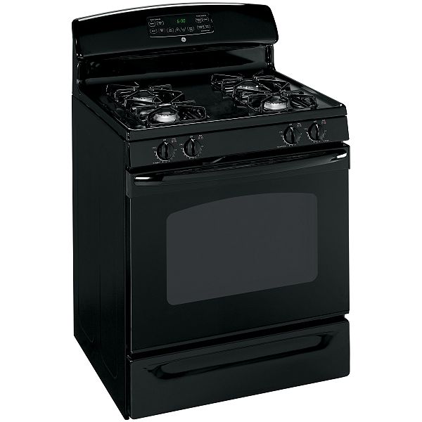 GE Black 30 in. Freestanding Gas Range - JGBP33