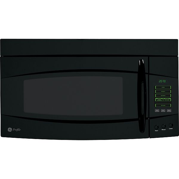 GE Profile Black 30" 2.0 cu. ft. Microhood Combination Microwave Oven