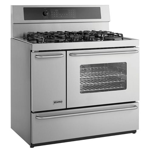Kenmore Elite 40 in. Dual Fuel Self-Clean Range with Sealed Burners and Elec. Convection Oven
