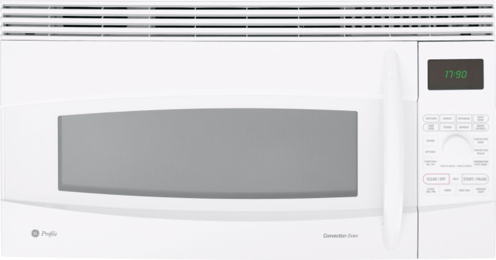 GE Profile 1.7 cu. ft. Microhood Combination with Convection Oven
