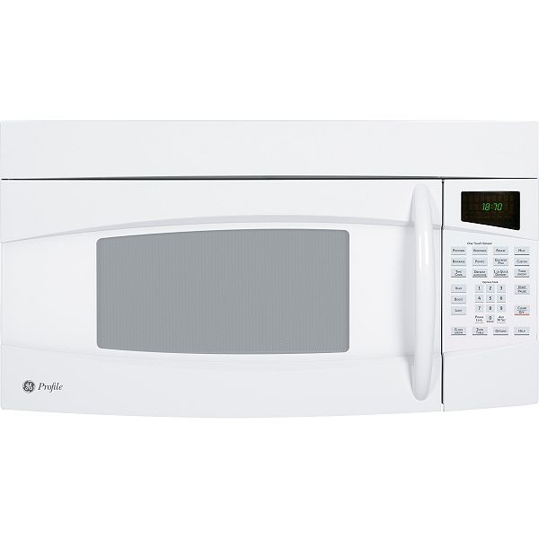 GE Profile White 30" 1.8 cu. ft. Over-the-Range Microwave Oven