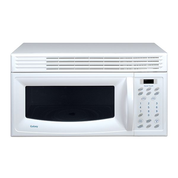 Galaxy White 30" 1.5 cu. ft. Microhood Combination Microwave Oven