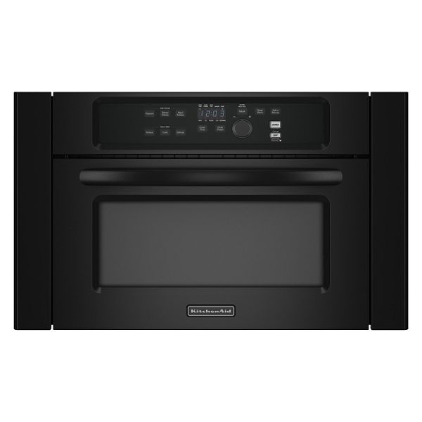 KitchenAid Black 24" 1.4 cu. ft. Built-in Microwave Oven (KBMS1454S)