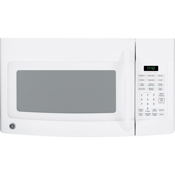 GE White 30 in. 1.7 cu. ft. Microwave Oven (JVM174)